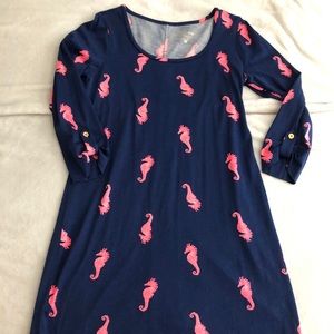 Lily Pulitzer Sea horse t- shirt dress